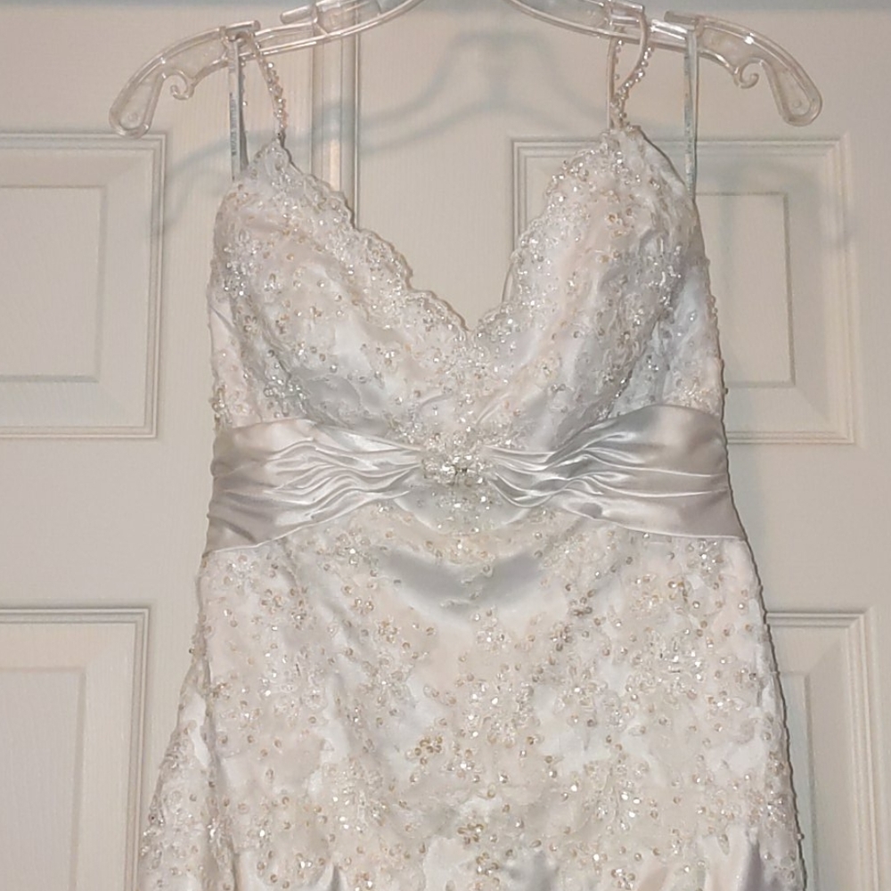 Maggie Sottero Satin Wedding Dress